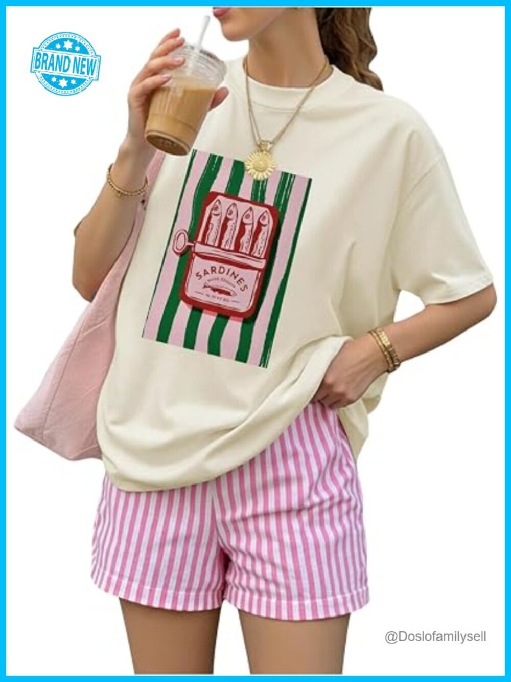 Women's Plus Size 2 Piece Outfits Summer Short Sets Sardine Graphic T Shirt and